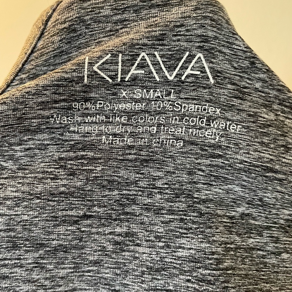 RARE Kiava | Strappy Mesh Racerback Tank | Size XS | Black and Gray - Picture 7 of 7